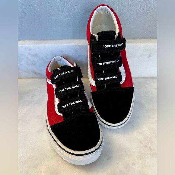 Vans Off The Wall Old Skool V Logo Pop Skater Shoes - Unisex Size 5 M / 6.5 W - Picture 6 of 8